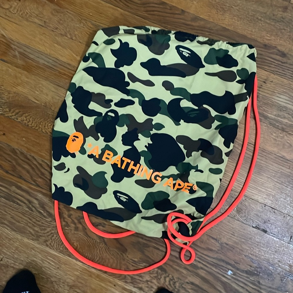 Authentic bathing ape back pack